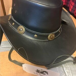 Spirit Black Western Hat with Gold Accents